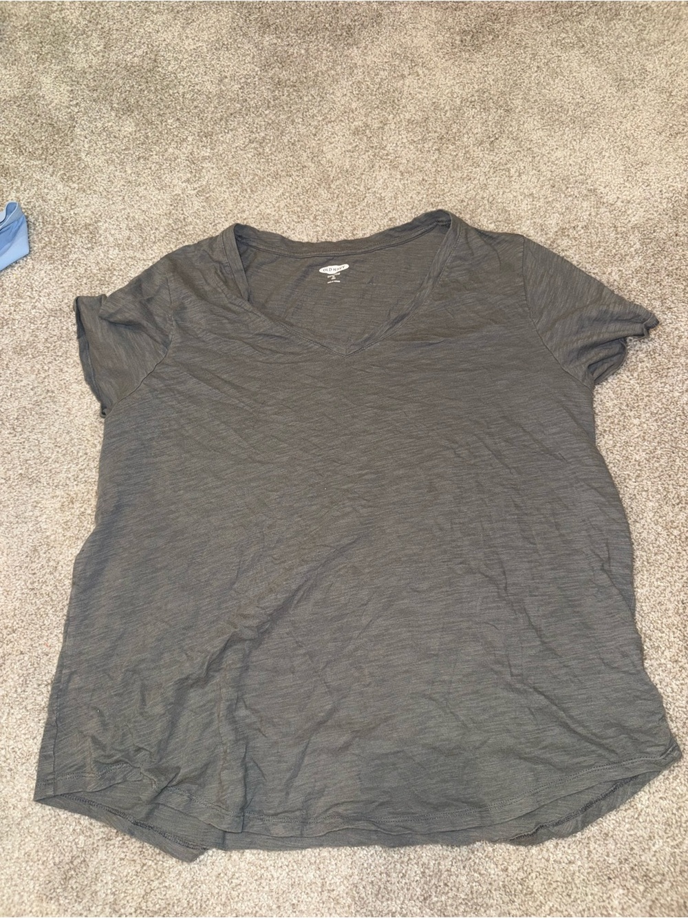 Old Navy Women's V-Neck Short Sleeve Tee - Charcoal